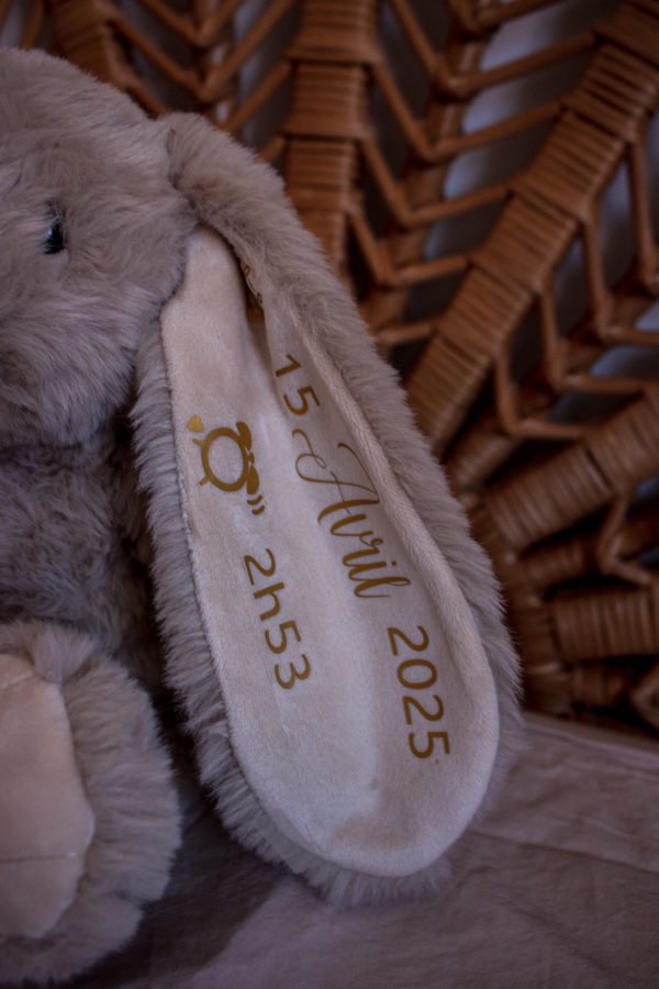 Lapin de naissance personnalisé