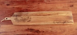 Planche apéritive grande 100cm x 20 cm