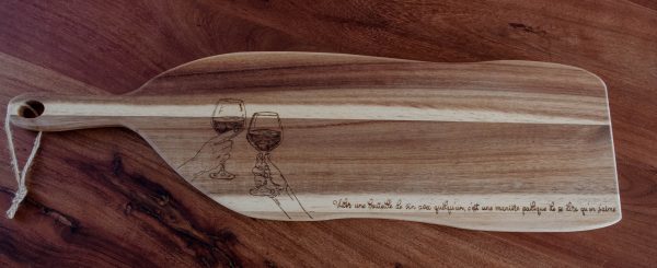 Planche apéritive moyenne 64cm x 19 cm